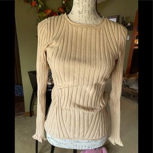 Sundance Legend long sleeve tan sweater